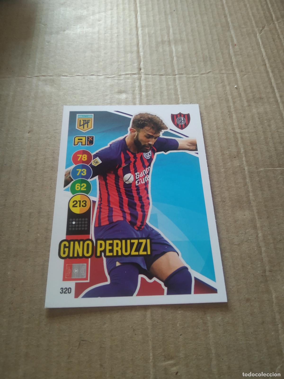 Cromos de F&uacute;tbol: 320 GINO PERUZZI SAN LORENZO CROMO FUTBOL ARGENTINO PANINI LIGA ARGENTINA 2021 ADRENALYN