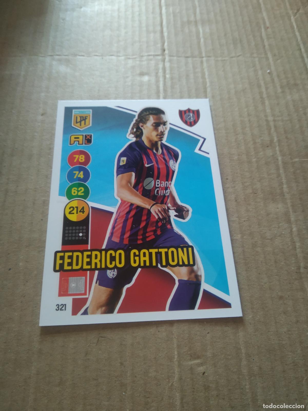 Cromos de F&uacute;tbol: 321 FEDERICO GATTONI SAN LORENZO CROMO FUTBOL ARGENTINO PANINI LIGA ARGENTINA 2021 ADRENALYN