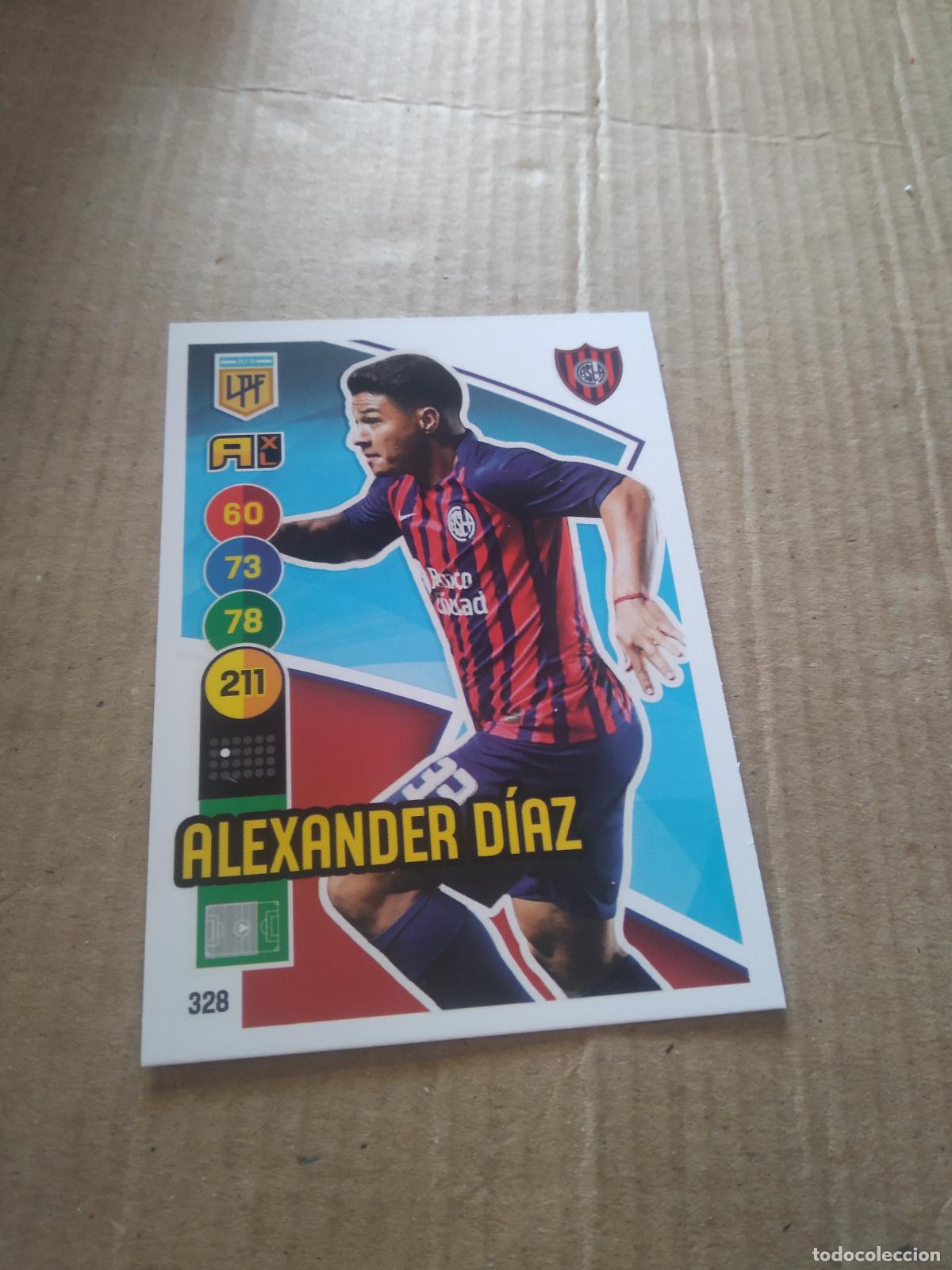 Cromos de F&uacute;tbol: 328 ALEXANDER DIAZ SAN LORENZO CROMO FUTBOL ARGENTINO PANINI LIGA ARGENTINA 2021 ADRENALYN