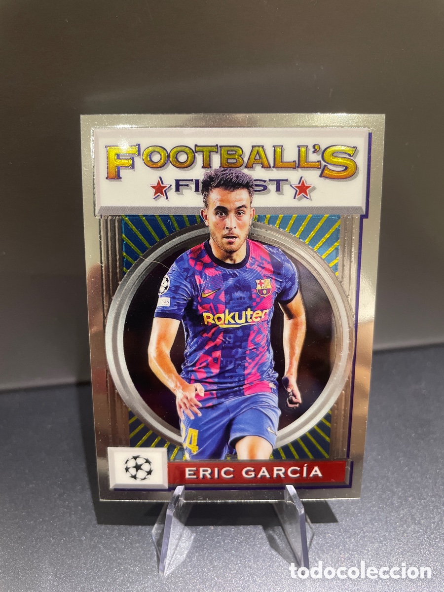 Football Stickers: Eric Garcia 115 Topps Finest 2021-22 FC Barcelona