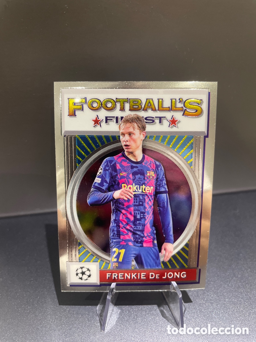 Cromos de Futebol: De Jong 146 Topps Finest 2021-22 FC Barcelona