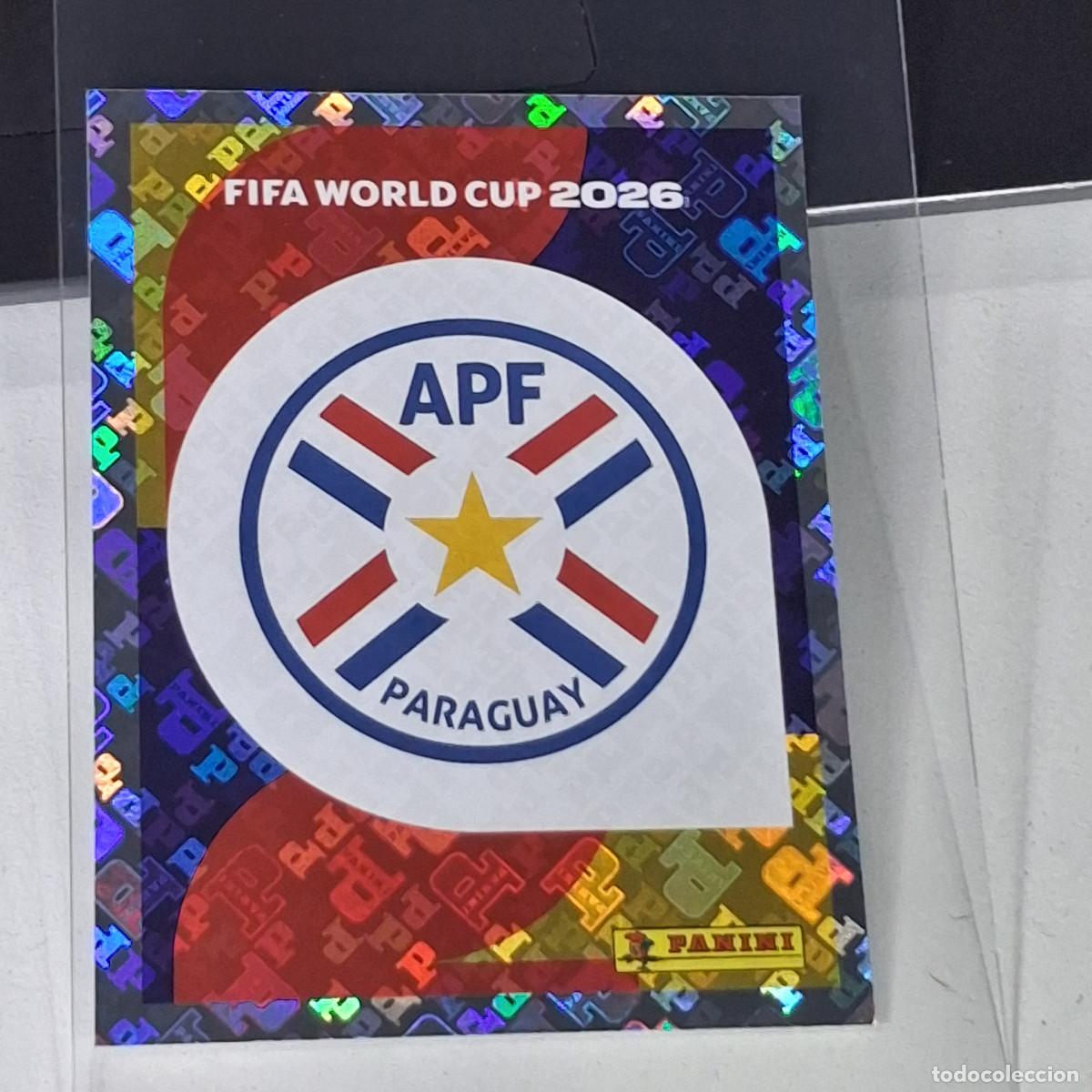 Cromos de Futebol: B12 PAR1 EMBLEM ESCUDO 1 PARAGUAY PAR MUNDIAL FIFA WORLD CUP 2026 STICKER PANINI