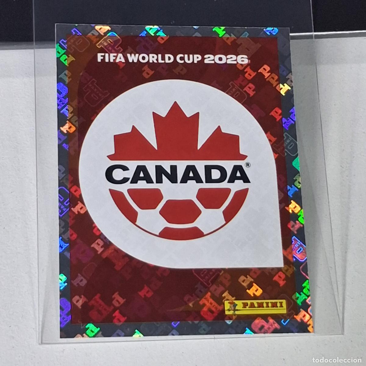 Cromos de Futebol: B12 CAN 1 CAN1 ESCUDO LOGO BADGE 1 CANADA MUNDIAL FIFA WORLD CUP 2026 STICKER PANINI