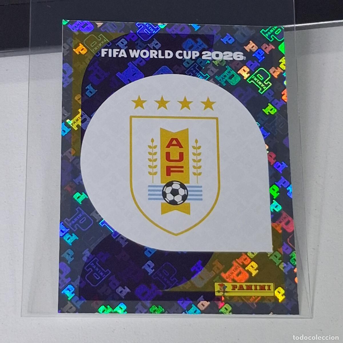 Cromos de Futebol: B12 URU1 URU 1 ESCUDO LOGO BADGE URUGUAY MUNDIAL FIFA WORLD CUP 2026 STICKER PANINI