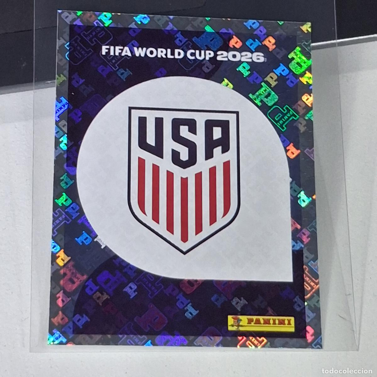Cromos de F&uacute;tbol: B12 USA1 EMBLEM ESCUDO 1 ESTADOS UNIDOS USA MUNDIAL FIFA WORLD CUP 2026 STICKER PANINI