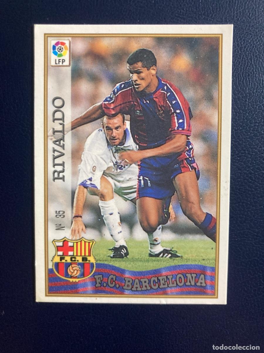 Cromos de F&uacute;tbol: 35 Rivaldo FC Barcelona Mundicromo Liga 97 98 1997 1998