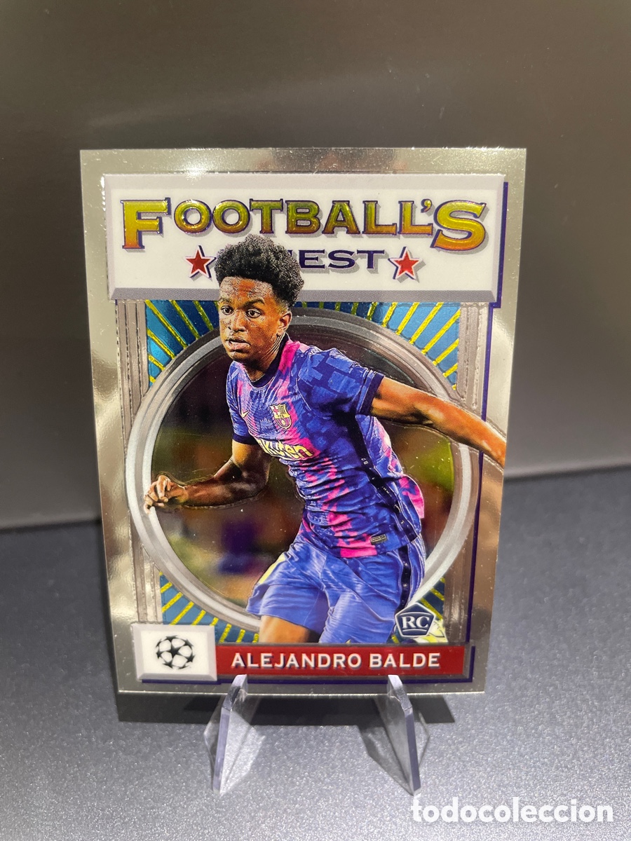 Cartes &agrave; collectionner de Football: Alejandro Balde 119 Rookie Topps Finest 2021-22 FC Barcelona