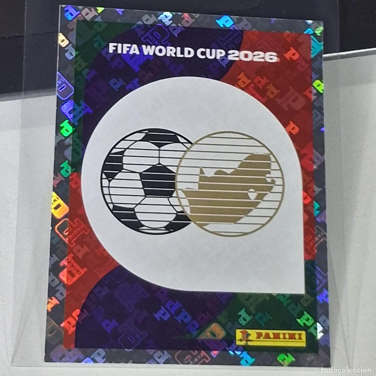 Cromos de F&uacute;tbol: B12 RSA1 EMBLEM ESCUDO 1 SUD&Aacute;FRICA RSA SOUTH AFRIKA MUNDIAL FIFA WORLD CUP 2026 STICKER PANINI