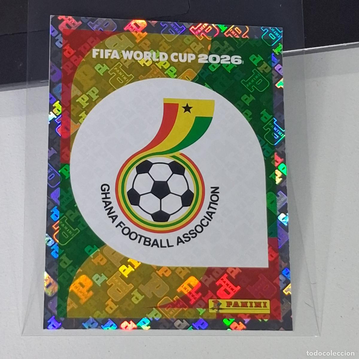 Cromos de F&uacute;tbol: B12 GHA1 GHA 1 ESCUDO LOGO BADGE GHANA MUNDIAL FIFA WORLD CUP 2026 STICKER PANINI