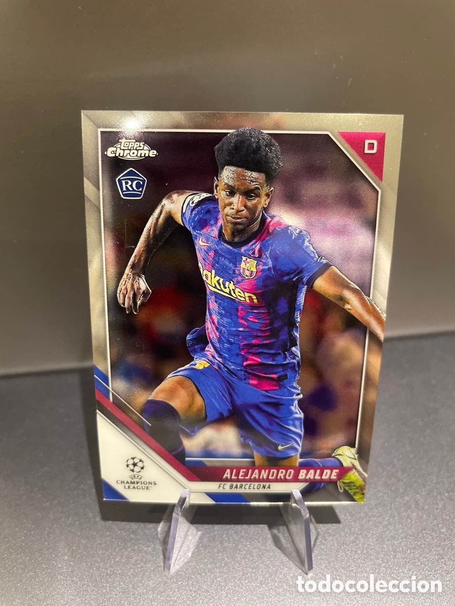 Cromos de F&uacute;tbol: Balde 38 Rookie Topps Chrome 2021-22 FC Barcelona