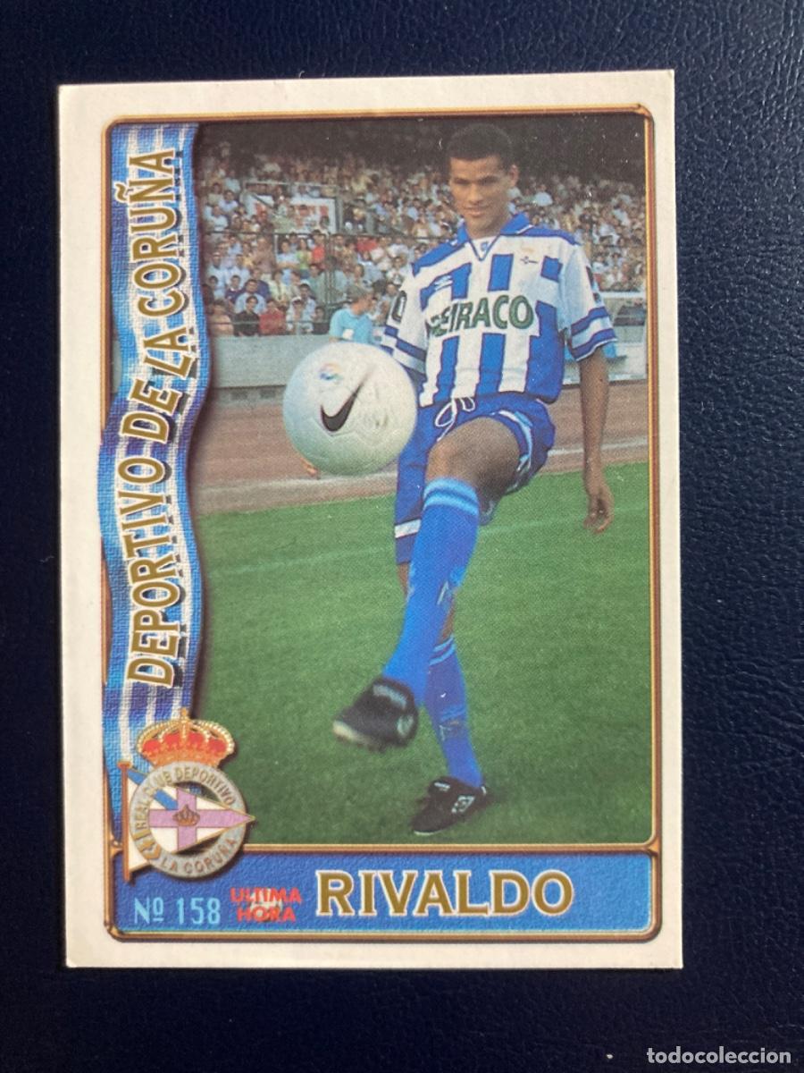 Cromos de F&uacute;tbol: 158 UH Rivaldo ROOKIE Deportivo de la Coru&ntilde;a Mundicromo 96 97 1996 1997