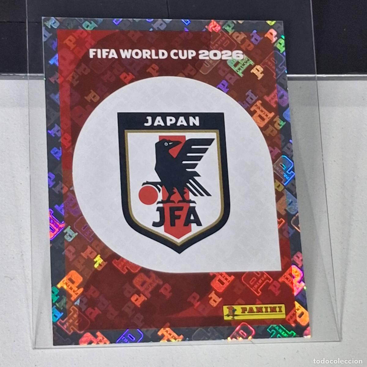 Cromos de F&uacute;tbol: B12 JPN1 EMBLEM ESCUDO 1 JAP&Oacute;N JPN JAPAN MUNDIAL FIFA WORLD CUP 2026 STICKER PANINI