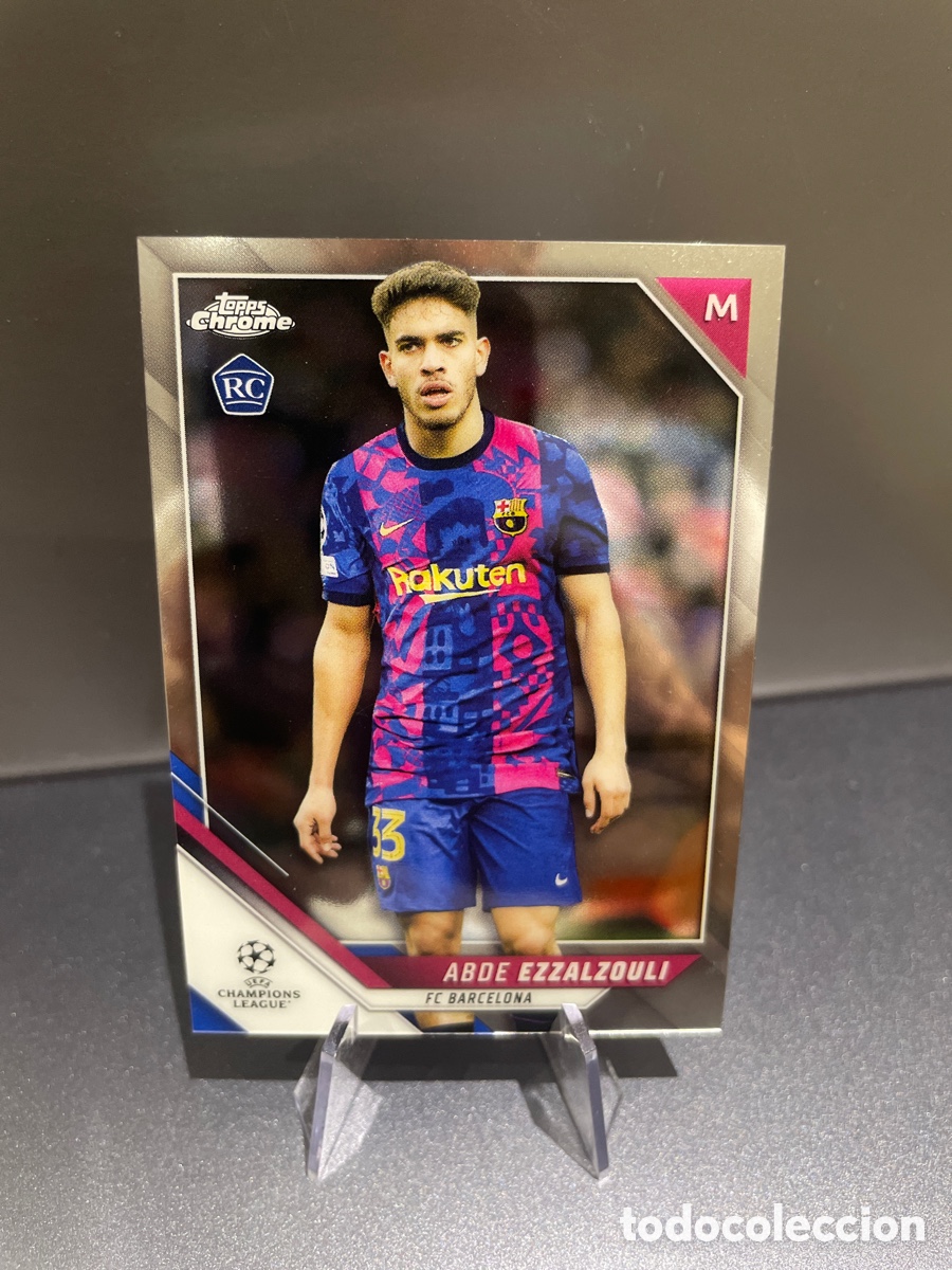 Cromos de F&uacute;tbol: Abde 165 Rookie Topps Chrome 2021-22 FC Barcelona