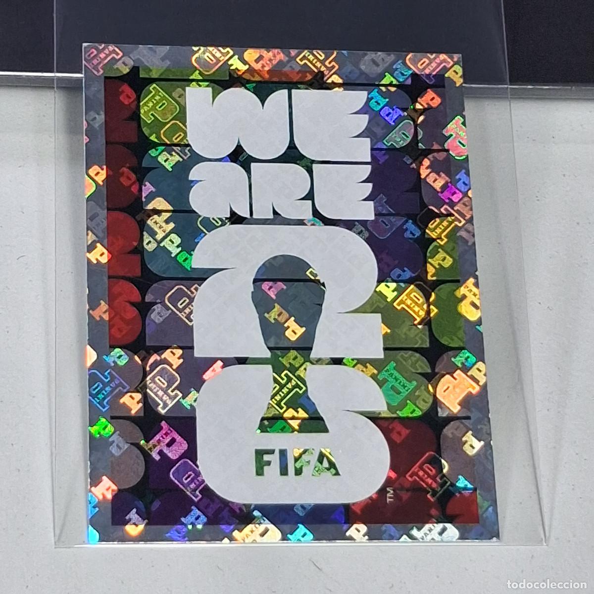 Cromos de F&uacute;tbol: B12 FWC4 OFFICIAL SLOGAN WE ARE PANINI MUNDIAL FIFA WORLD CUP 2026 STICKER PANINI