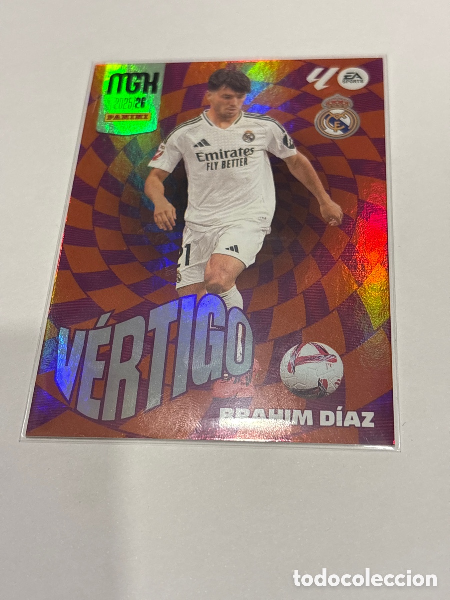 Cromos de F&uacute;tbol: MEGACRACKS 25-26/ V&Eacute;RTIGO / BRAHIM D 381