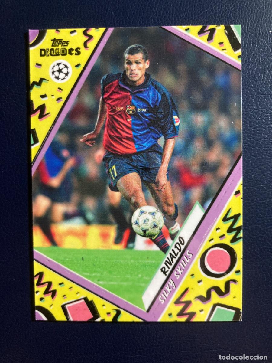 Cromos de F&uacute;tbol: Rivaldo - Silky Skills - Topps Decades 2025 - FC Barcelona