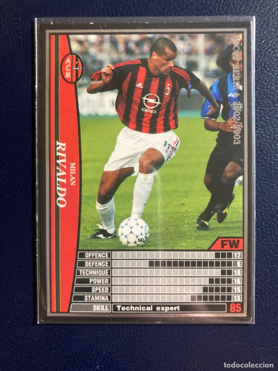 Cromos de F&uacute;tbol: 158 Rivaldo - Mil&aacute;n - WCCF SEGA 2002 2003 - Panini - Calcio 02 03 Calciatori