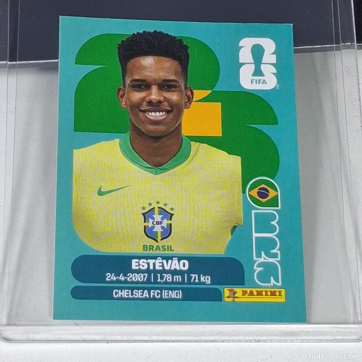 Cromos de F&uacute;tbol: C1 BRA20 EST&Eacute;V&Atilde;O 20 BRASIL BRA BRAZIL MUNDIAL FIFA WORLD CUP 2026 STICKER PANINI