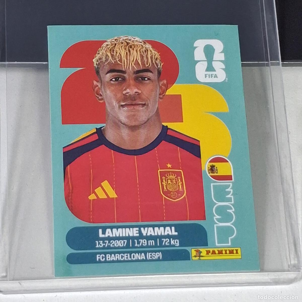 Cromos de F&uacute;tbol: C1 ESP15 LAMINE YAMAL ESPA&Ntilde;A ESP 15 SPAIN MUNDIAL FIFA WORLD CUP 2026 STICKER PANINI