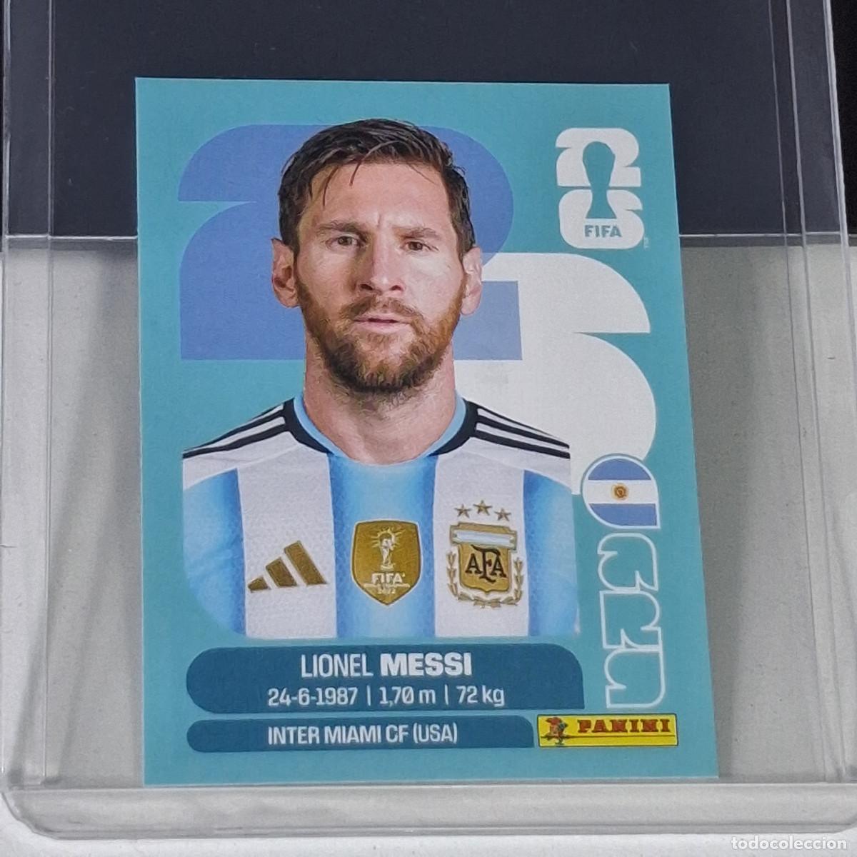 Cromos de F&uacute;tbol: C1 ARG17 LIONEL MESSI 17 ARGENTINA ARG MUNDIAL FIFA WORLD CUP 2026 STICKER PANINI
