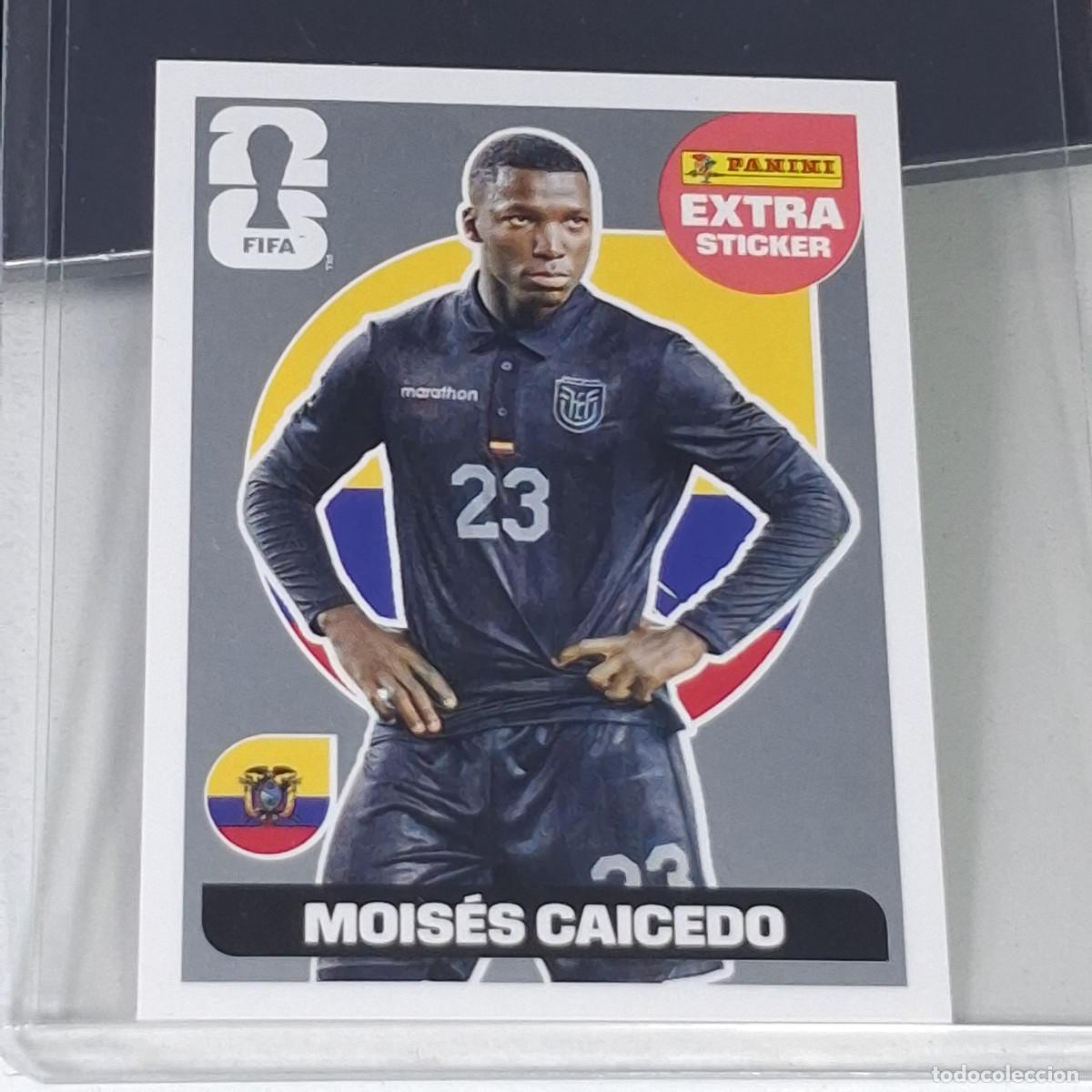 Cromos de F&uacute;tbol: C1 EXTRA MOISES CAICEDO ECUADOR MUNDIAL FIFA WORLD CUP 2026 STICKER PANINI