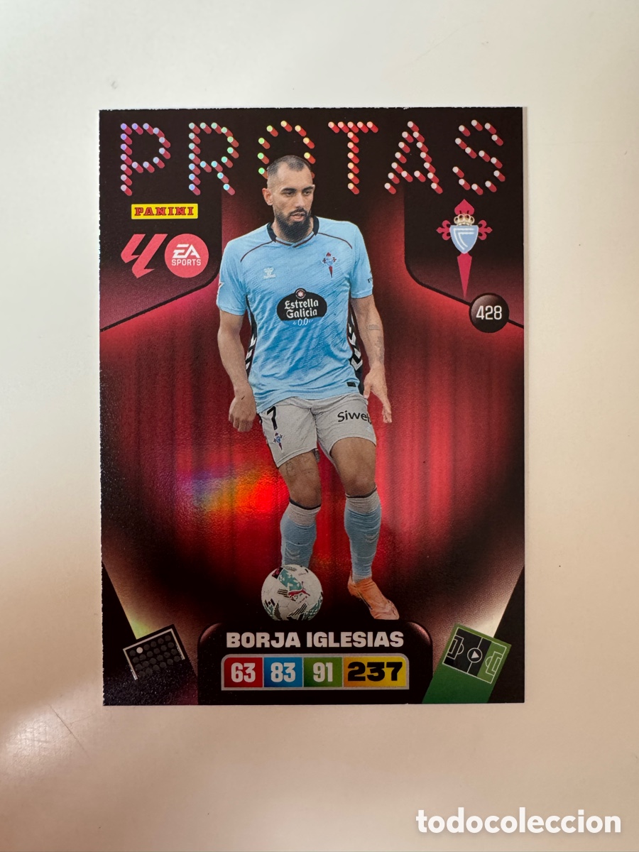 Cromos de F&uacute;tbol: PANINI ADRENALYN XL LIGA 2025-2026 25-26 &ndash; PROTAS &ndash; Borja Iglesias Celta de Vigo N&ordm; 428