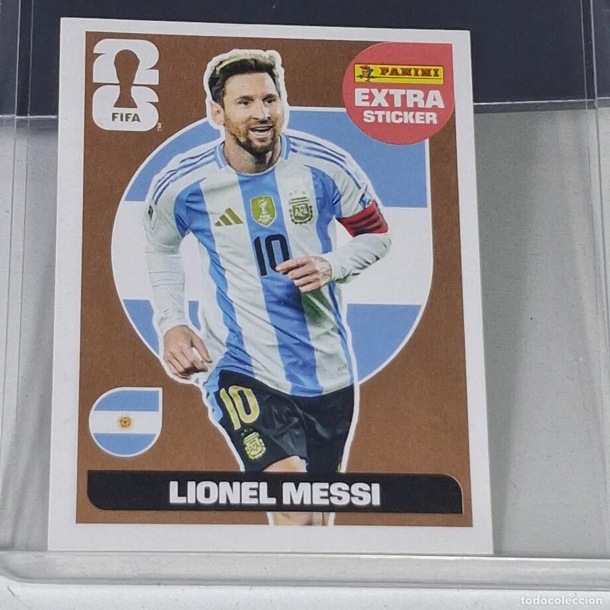 Cromos de F&uacute;tbol: C1 EXTRA LIONEL MESSI ARGENTINA MUNDIAL FIFA WORLD CUP 2026 STICKER PANINI