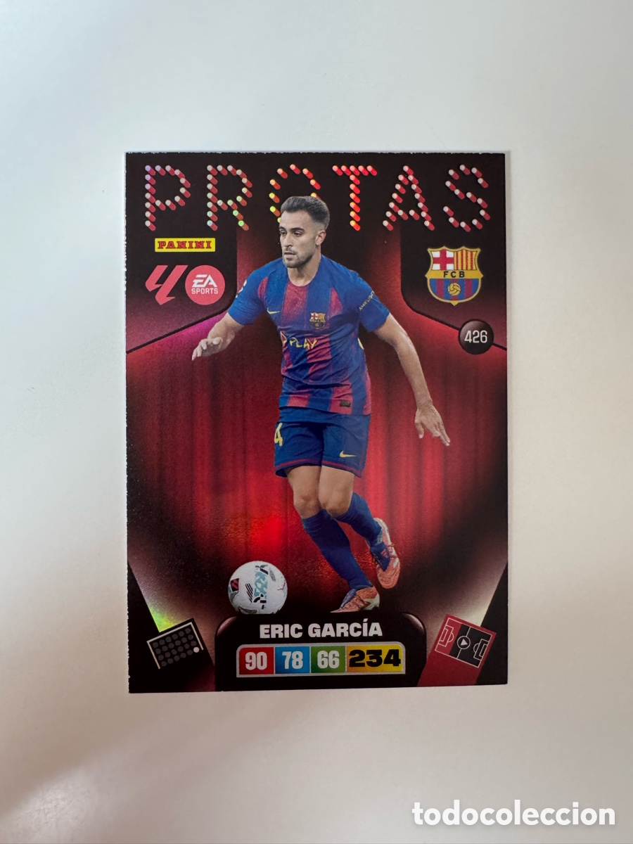 Cromos de F&uacute;tbol: PANINI ADRENALYN XL LIGA EA SPORTS 2025-2026 25-26 &ndash; PROTAS &ndash; Eric Garc&iacute;a FC Barcelona N&ordm; 426