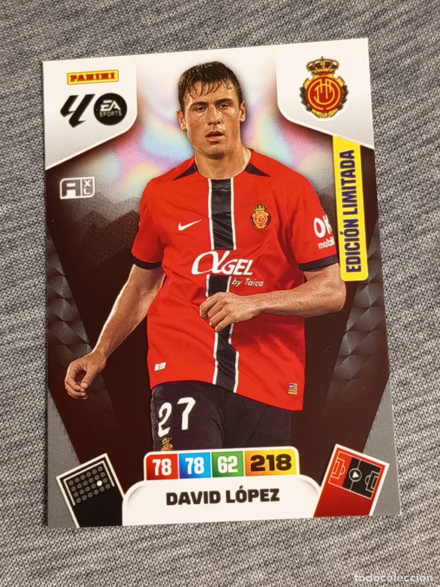 Cromos de F&uacute;tbol: Adrenalyn XL 2025 2026 25 26 Card DAVID LOPEZ EDICI&Oacute;N LIMITADA MALLORCA nuevo