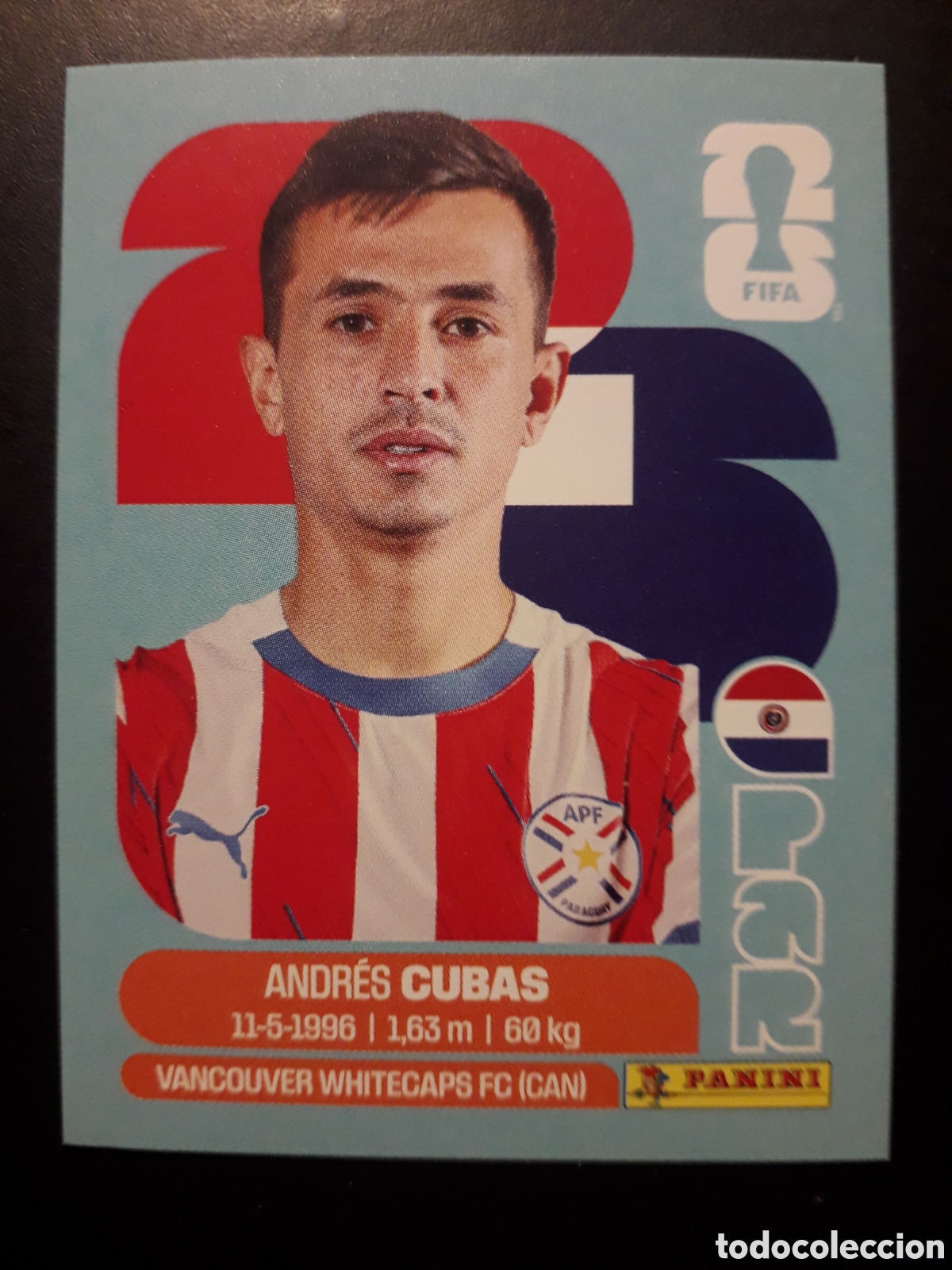 Cromos de F&uacute;tbol: CUBAS PARAGUAY PAR 12 MUNDIAL F&Uacute;TBOL 2026 FIFA WORLD CUP PANINI SIN PEGAR PEDIDO M&Iacute;NIMO 3&euro;.