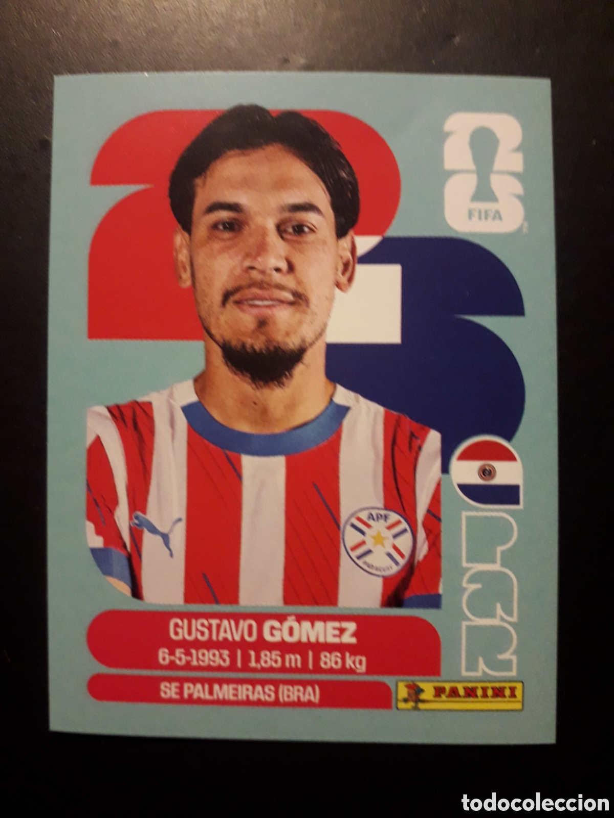 Cromos de F&uacute;tbol: G&Oacute;MEZ PARAGUAY PAR 4 MUNDIAL F&Uacute;TBOL 2026 FIFA WORLD CUP PANINI SIN PEGAR PEDIDO M&Iacute;NIMO 3&euro;