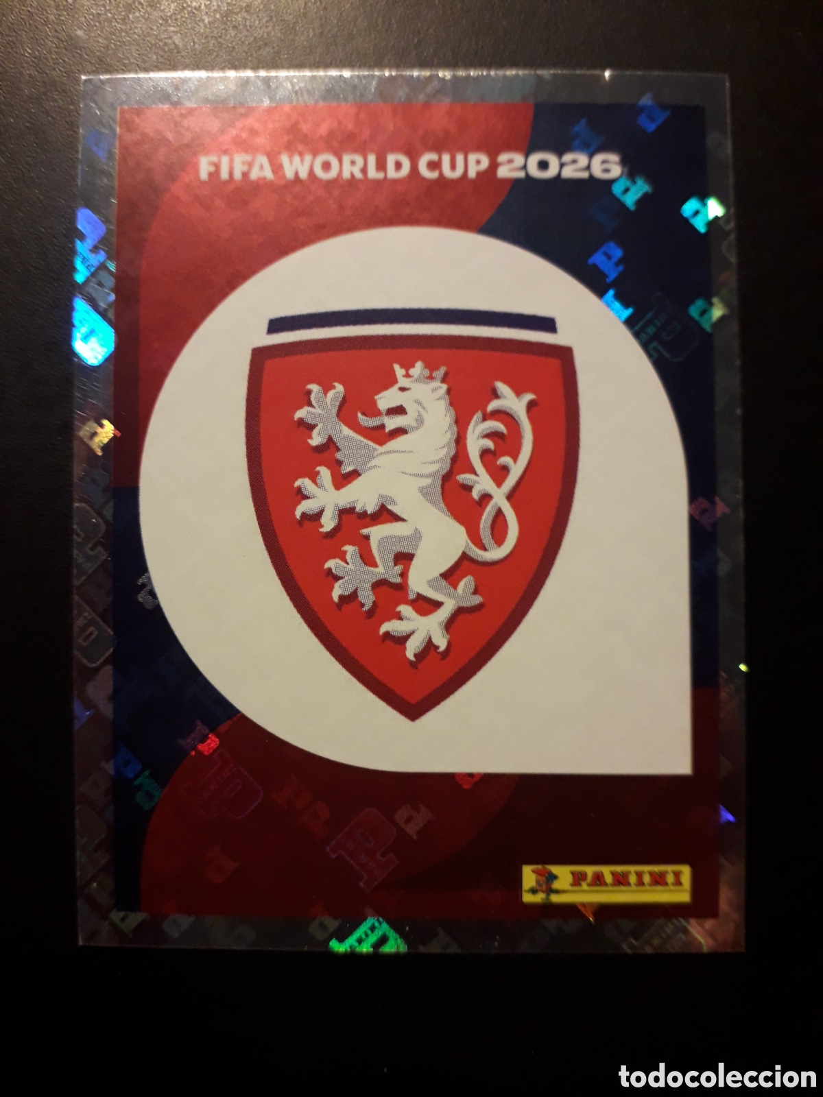 Cromos de F&uacute;tbol: ESCUDO REP CHECA/CHEQUIA CZE 1 MUNDIAL F&Uacute;TBOL 2026 FIFA WORLD CUP PANINI SIN PEGAR PEDIDO M&Iacute;NIMO 3&euro;.