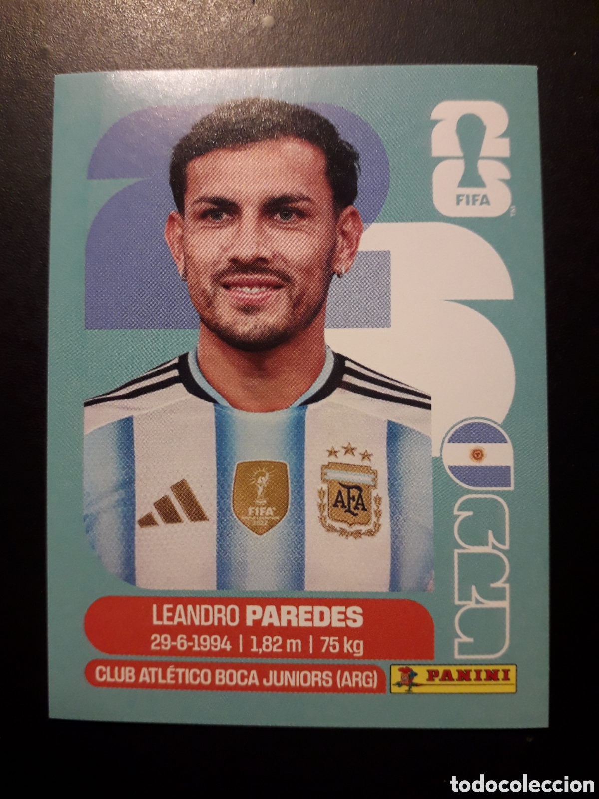 Cromos de F&uacute;tbol: PAREDES ARGENTINA ARG 12 MUNDIAL F&Uacute;TBOL 2026 FIFA WORLD CUP PANINI SIN PEGAR PEDIDO M&Iacute;NIMO 3&euro;
