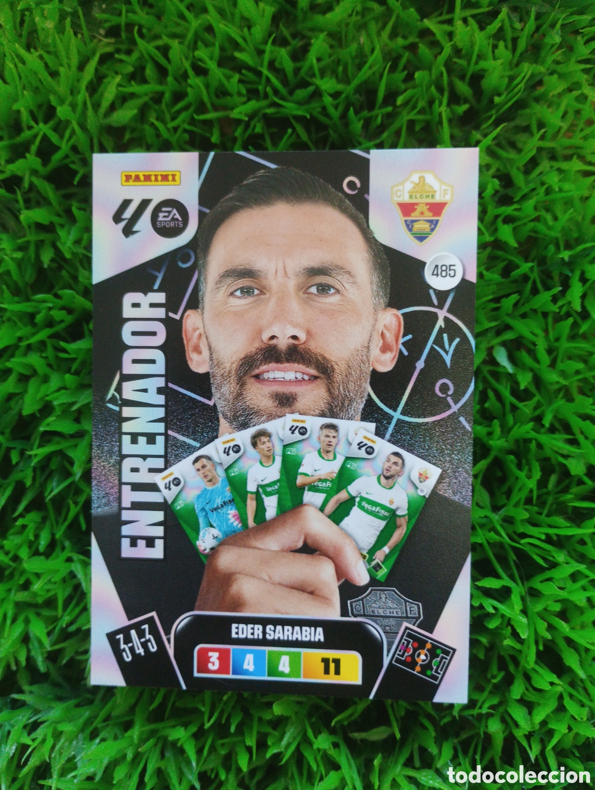 Cromos de F&uacute;tbol: Sarabia Elche ENTRENADOR Adrenalyn 25-26 # 485