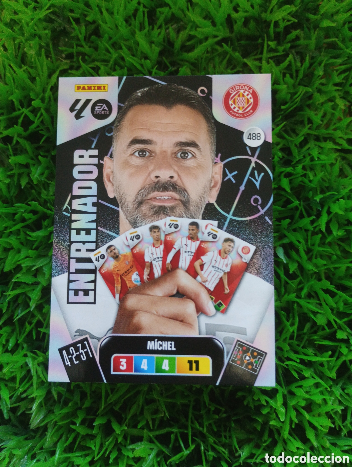 Cromos de F&uacute;tbol: Michel Girona ENTRENADOR Adrenalyn 25-26 # 488