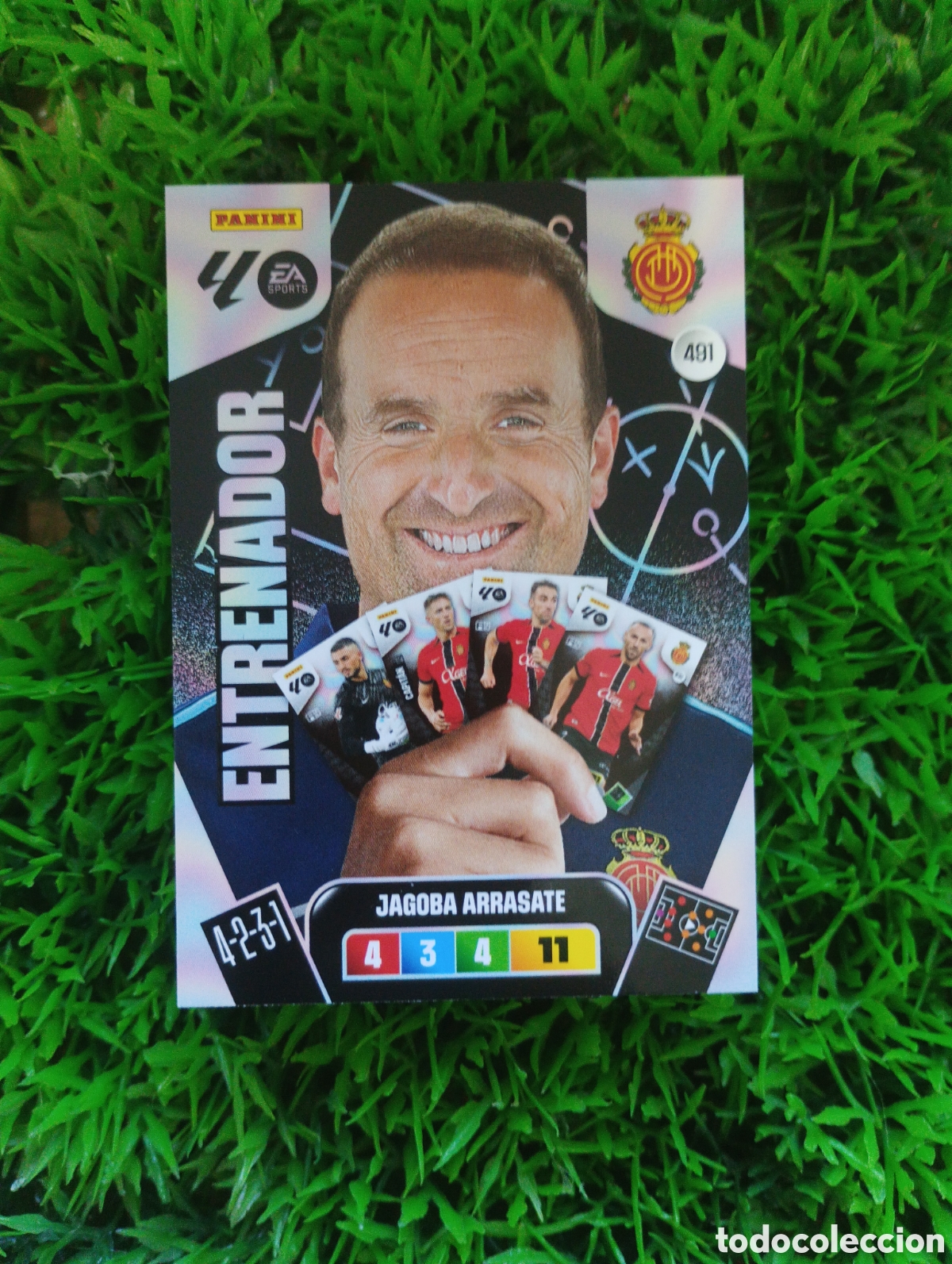 Cromos de F&uacute;tbol: Arrasate Mallorca ENTRENADOR Adrenalyn 25-26 # 491
