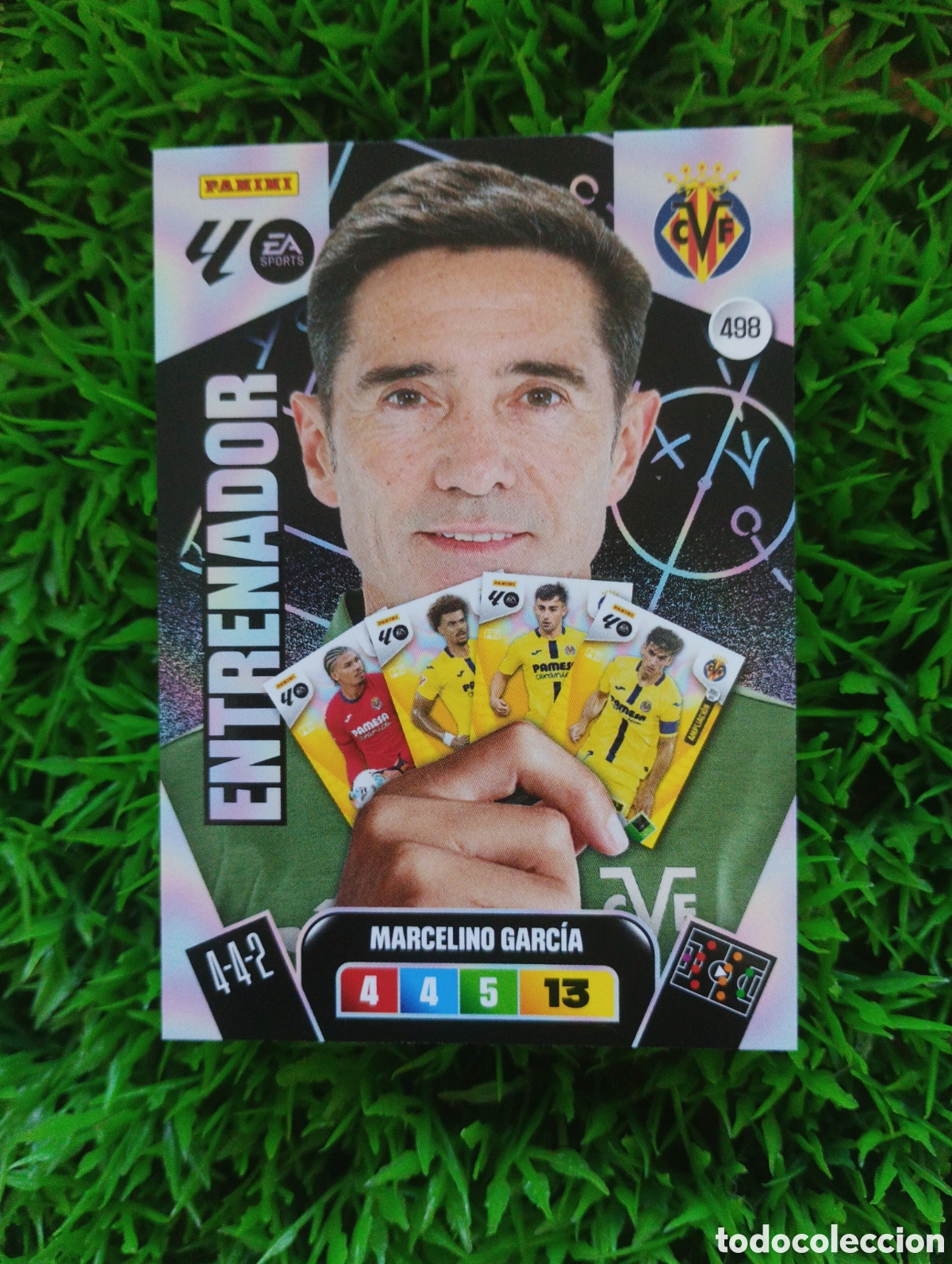Cromos de F&uacute;tbol: Marcelino Villarreal ENTRENADOR Adrenalyn 25-26 # 498