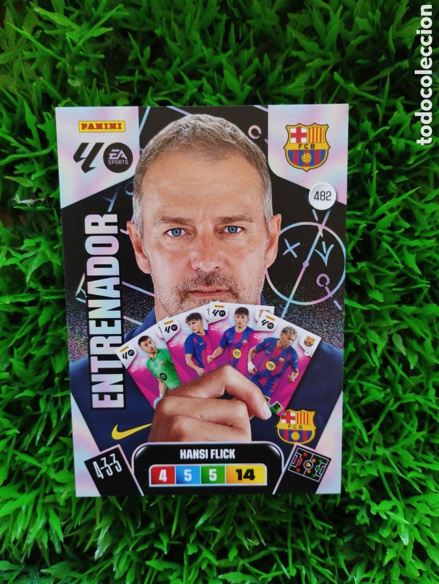 Cromos de F&uacute;tbol: Flick Barcelona ENTRENADOR Adrenalyn 25-26 # 482