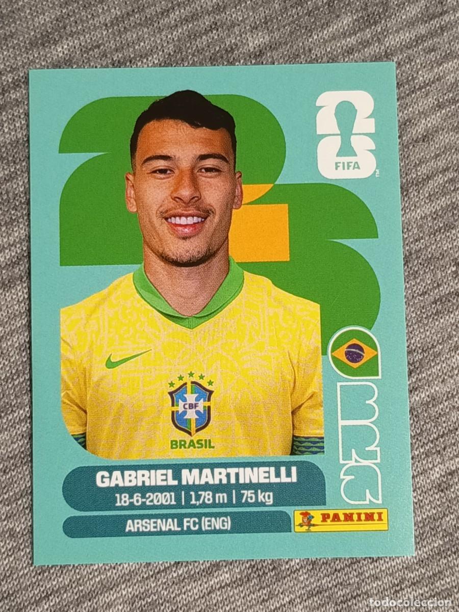 Cromos de F&uacute;tbol: MARTINELLI BRA 18 STICKER MUNDIAL 2026 PANINI FIFA WORLD CUP NUEVO