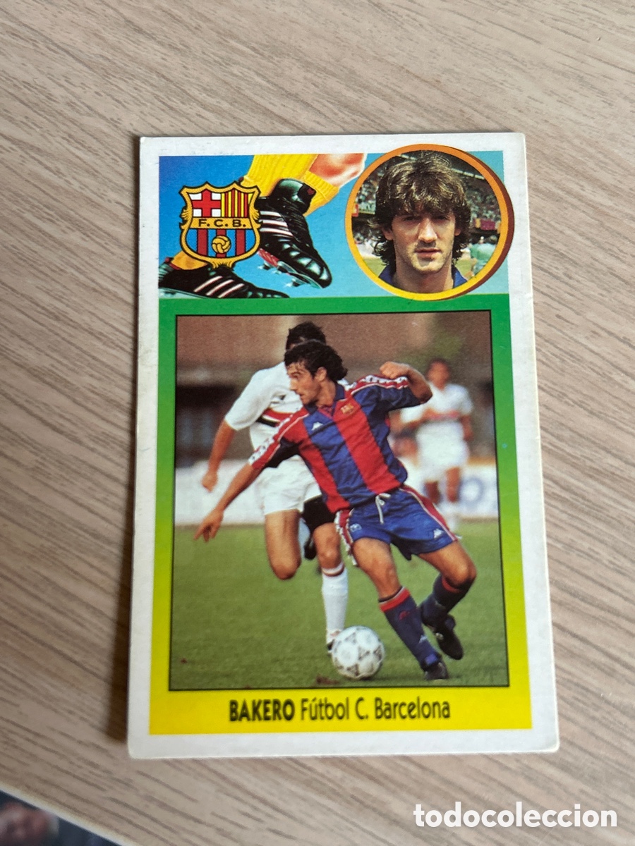 Cromos de F&uacute;tbol: BAKERO BARCELONA CARTON LIGA ESTE 1993 1994 93 94 NUNCA PEGADO SIN PEGAR