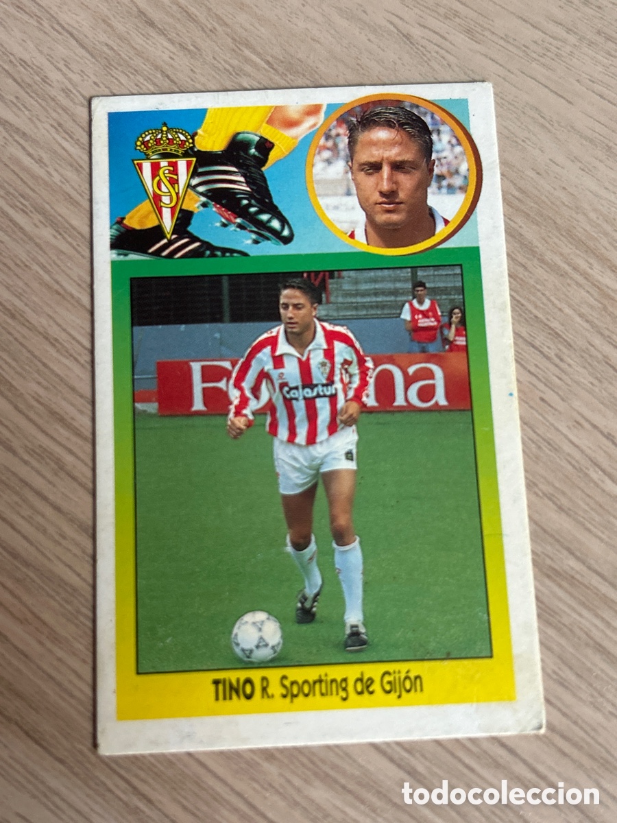 Cromos de F&uacute;tbol: TINO SPORTING COLOCA CARTON LIGA ESTE 1993 1994 93 94 NUNCA PEGADO SIN PEGAR