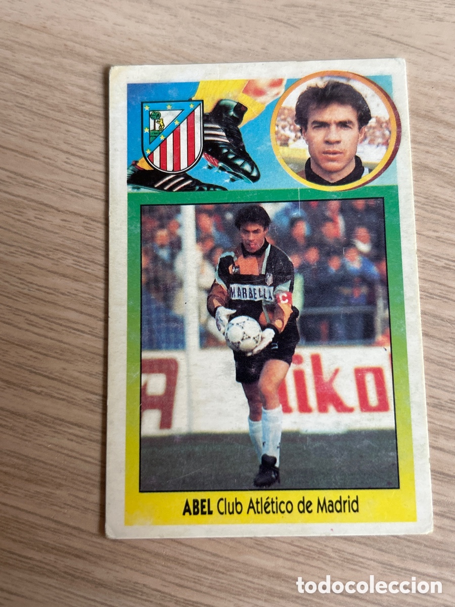 Cromos de F&uacute;tbol: ABEL ATLETICO DE MADRID LIGA ESTE 1993 1994 93 94 NUNCA PEGADO SIN PEGAR