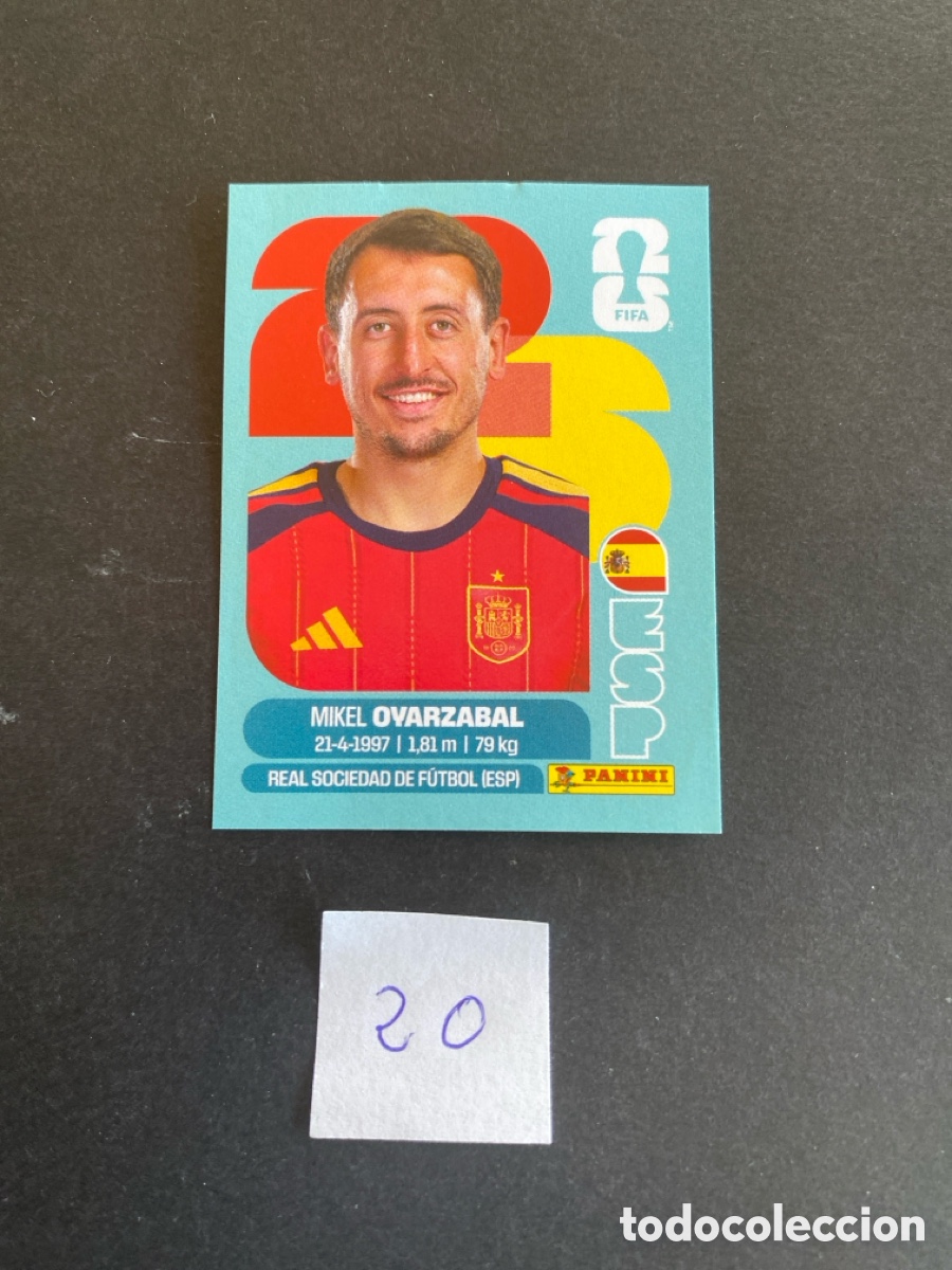 Cromos de F&uacute;tbol: Cromo Espa&ntilde;a Mundial 2026 N* 20 nuevo