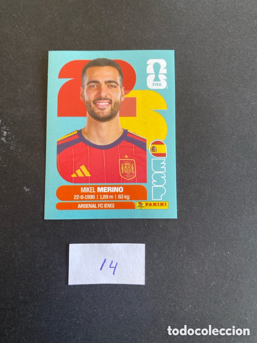 Cromos de F&uacute;tbol: Cromo Espa&ntilde;a Mundial 2026 N* 14 nuevo