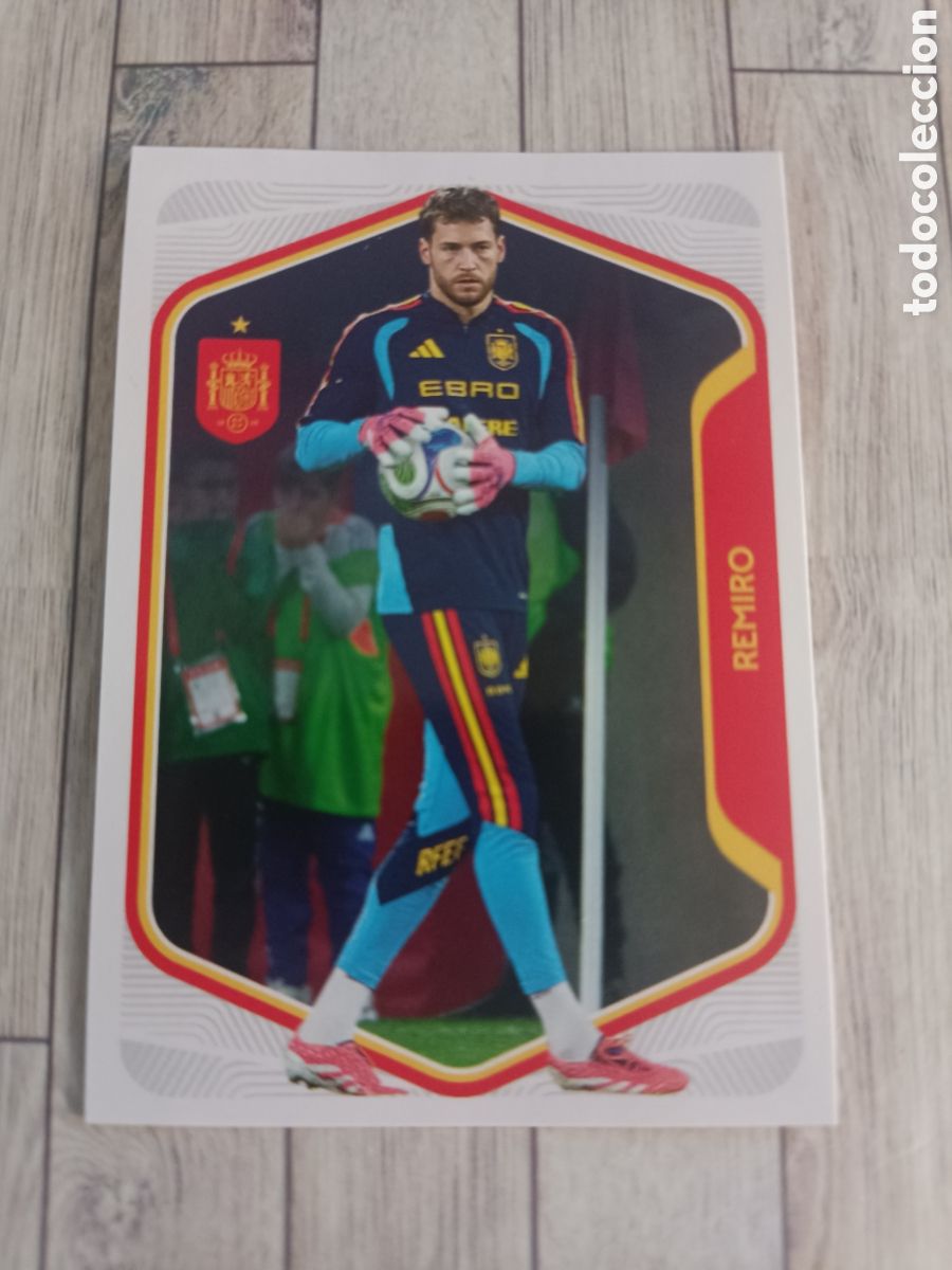 Cromos de F&uacute;tbol: 12 REMIRO SELECCION ESPA&Ntilde;OLA ESPA&Ntilde;A MUNDIAL CARREFOUR 26 PANINI 2026