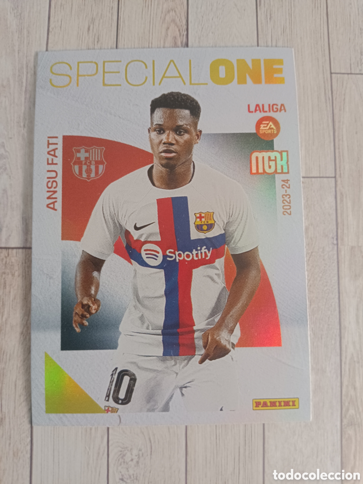 Cromos de F&uacute;tbol: 381 ANSU FATI BARCELONA SPECIAL ONE MGK 2023 2024 MEGACRACKS PANINI 23 24