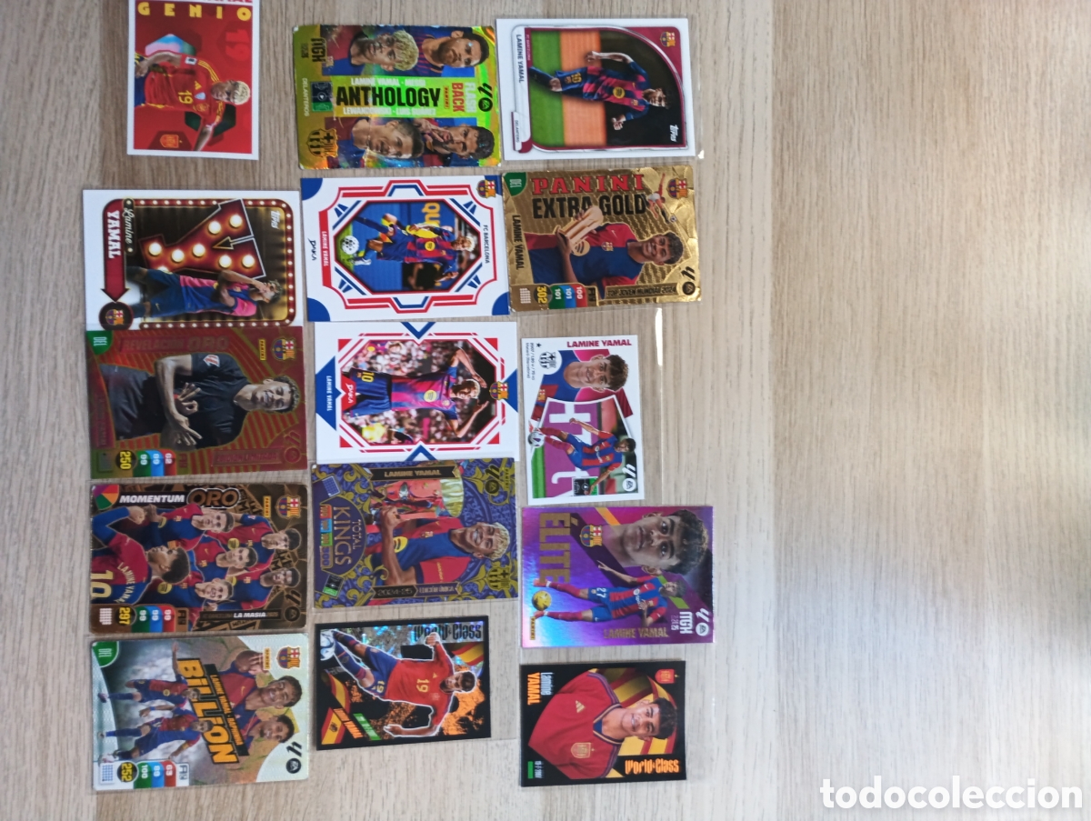 Cartes &agrave; collectionner de Football: Lote cartas lam&iacute;ne yamal