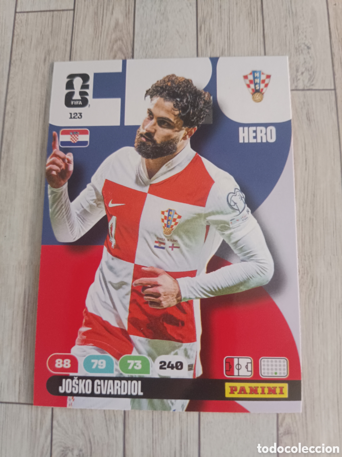 Cromos de F&uacute;tbol: 123 GVARDIOL CROACIA HERO ADRENALYN XL MUNDIAL FIFA WORLD CUP 2026 PANINI