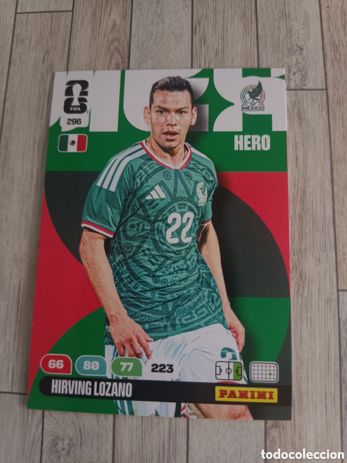 Cromos de F&uacute;tbol: 296 HIRVING LOZANO MEXICO HERO ADRENALYN XL MUNDIAL FIFA WORLD CUP 2026 PANINI