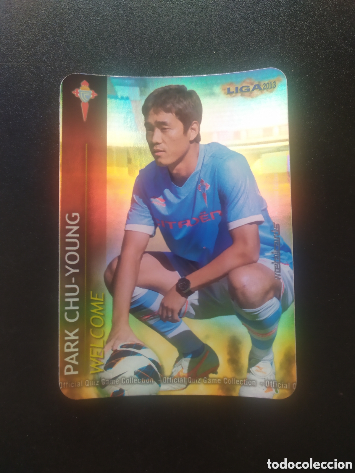 Cartes &agrave; collectionner de Football: Mundicromo fichas Liga 2012 2013 12 13 Park Chu-Young brillo liso limitada Celta Vigo